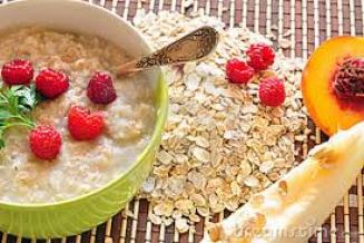 porridge & fruit
